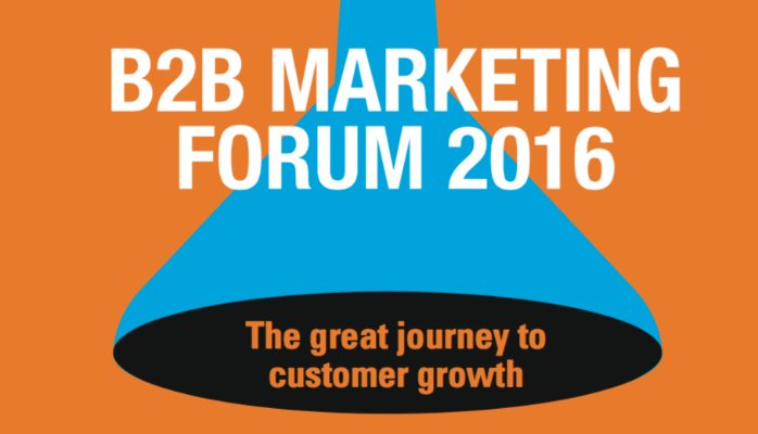 B2B Marketing Forum 2016